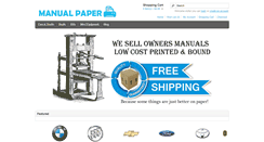 Desktop Screenshot of manualpaper.com